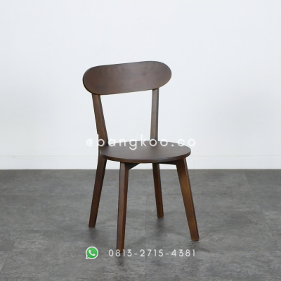 Kursi Makan Jati Bulat