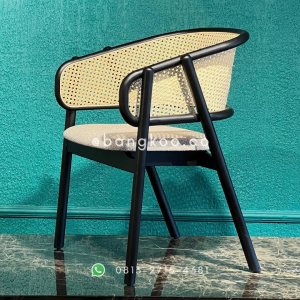 Kursi Makan Jati Rotan Jepara 