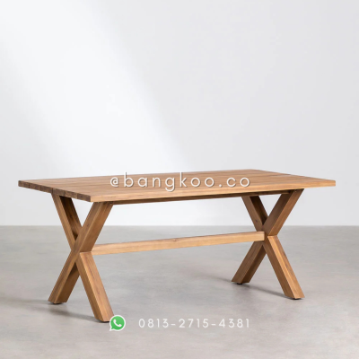 Meja Makan Jati Outdoor
