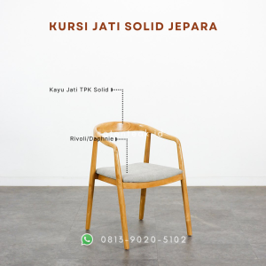 Kursi Makan Jati Selly
