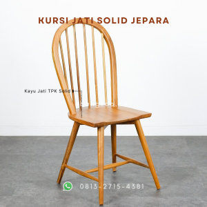 Kursi Makan Jati Sendok