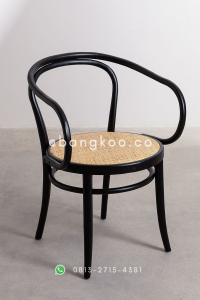 Kursi Makan Jati Lengkung