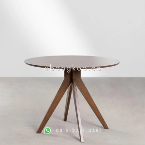 Meja Bulat Minimalis Jepara