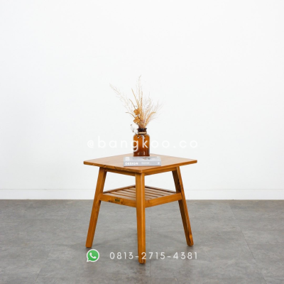 Meja Kopi Jati Kotak