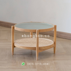 Meja Kopi Jati Modern