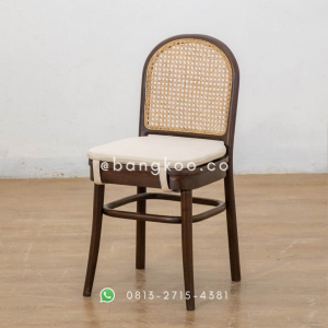 Kursi Makan Jati Rotan Gede 